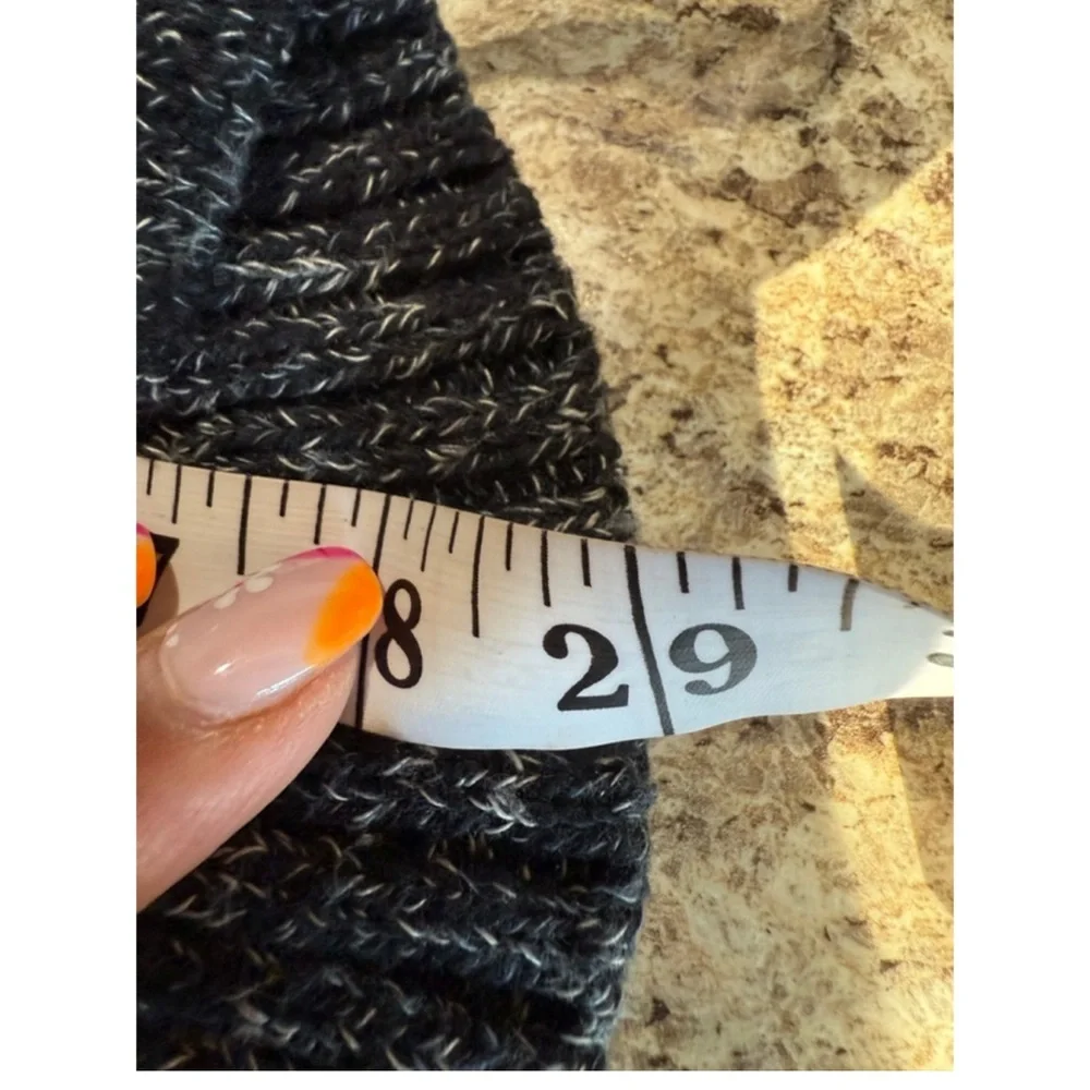 J. Crew Charcoal and Black Cardigan
